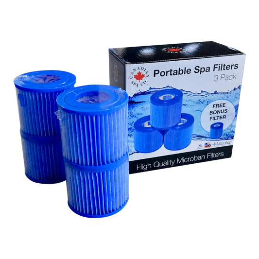 Portable Spa Filters 4 PK - Antimicrobial