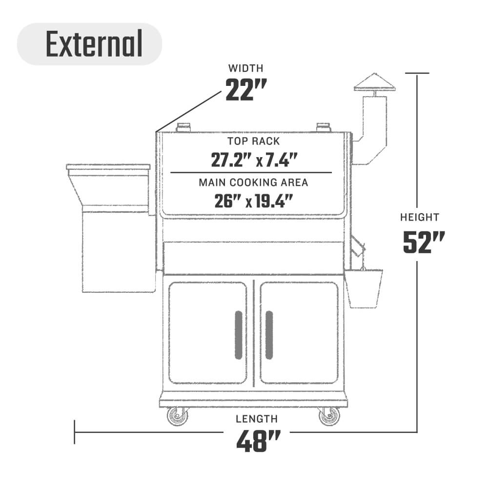 Canadian Grill Moose Wood Pellet Grill